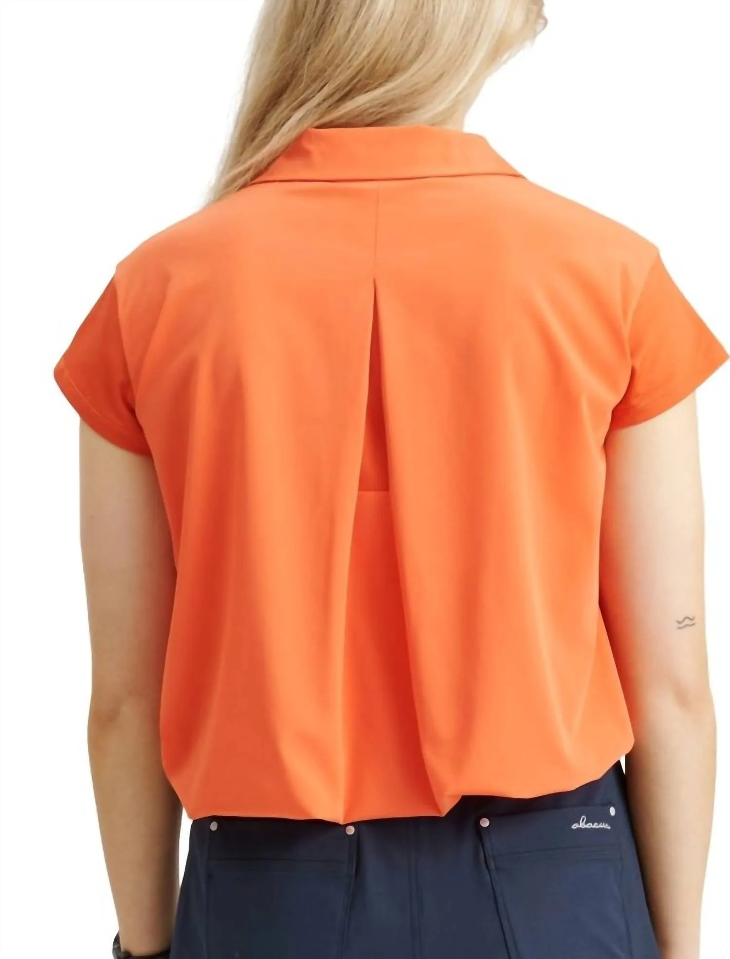 Abacus Sportswear Us - Women Becky Cupsleeve Loosefit Polo