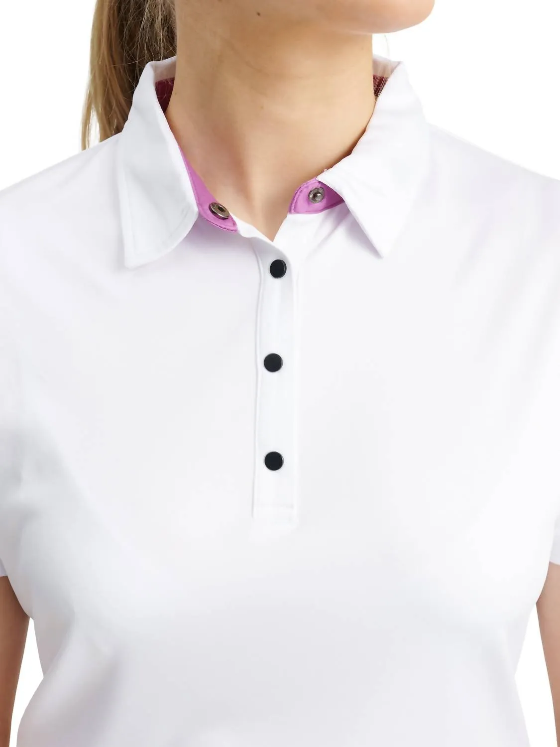 Abacus Sportswear Us - Women Cherry Stripe Polo