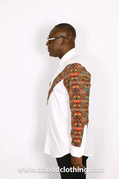 African Crocodile Print shirt