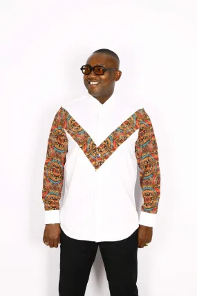 African Crocodile Print shirt