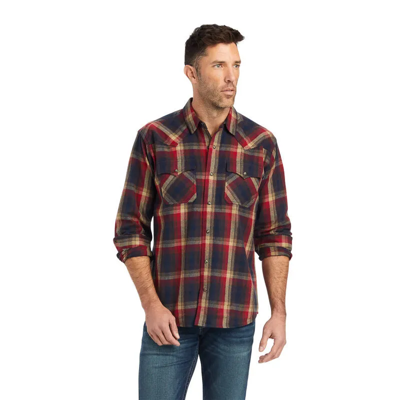 ARIAT MENS HALLFORD RETRO SNAP L/S SHIRT