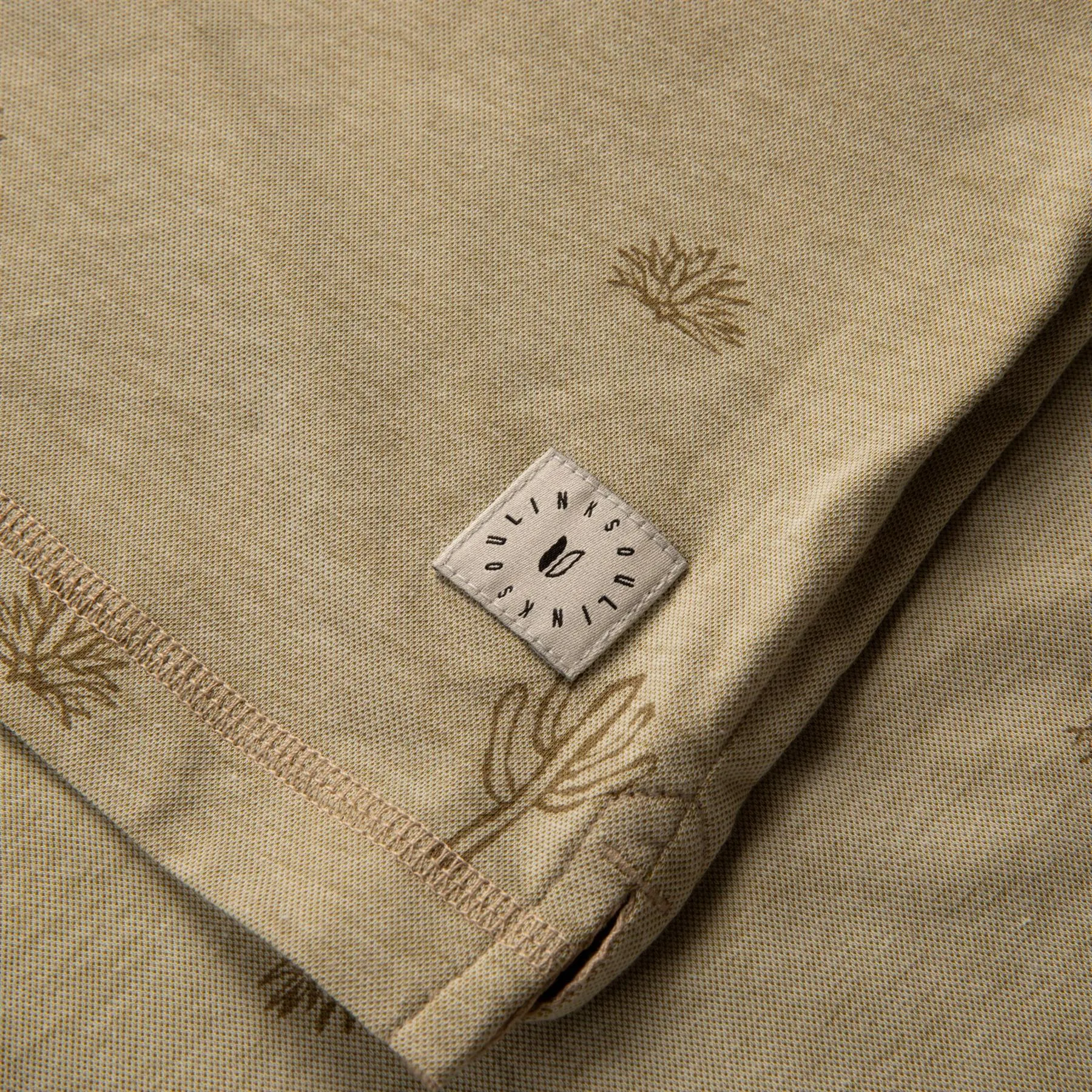Astoria Cactus Print Polo Light Ballast Oak - SS24