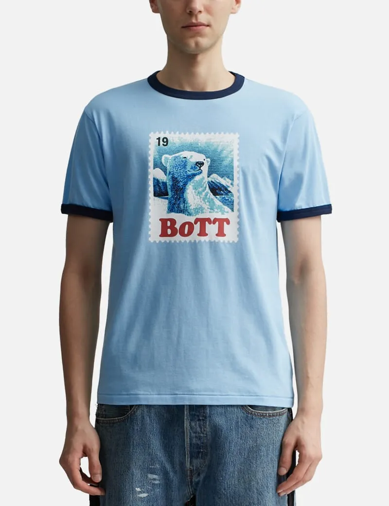 Bear Stamp Ringer T-Shirt