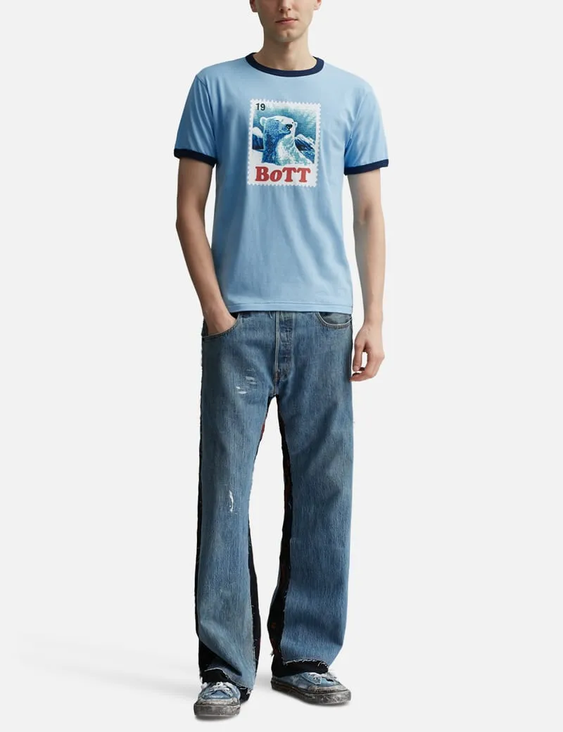 Bear Stamp Ringer T-Shirt