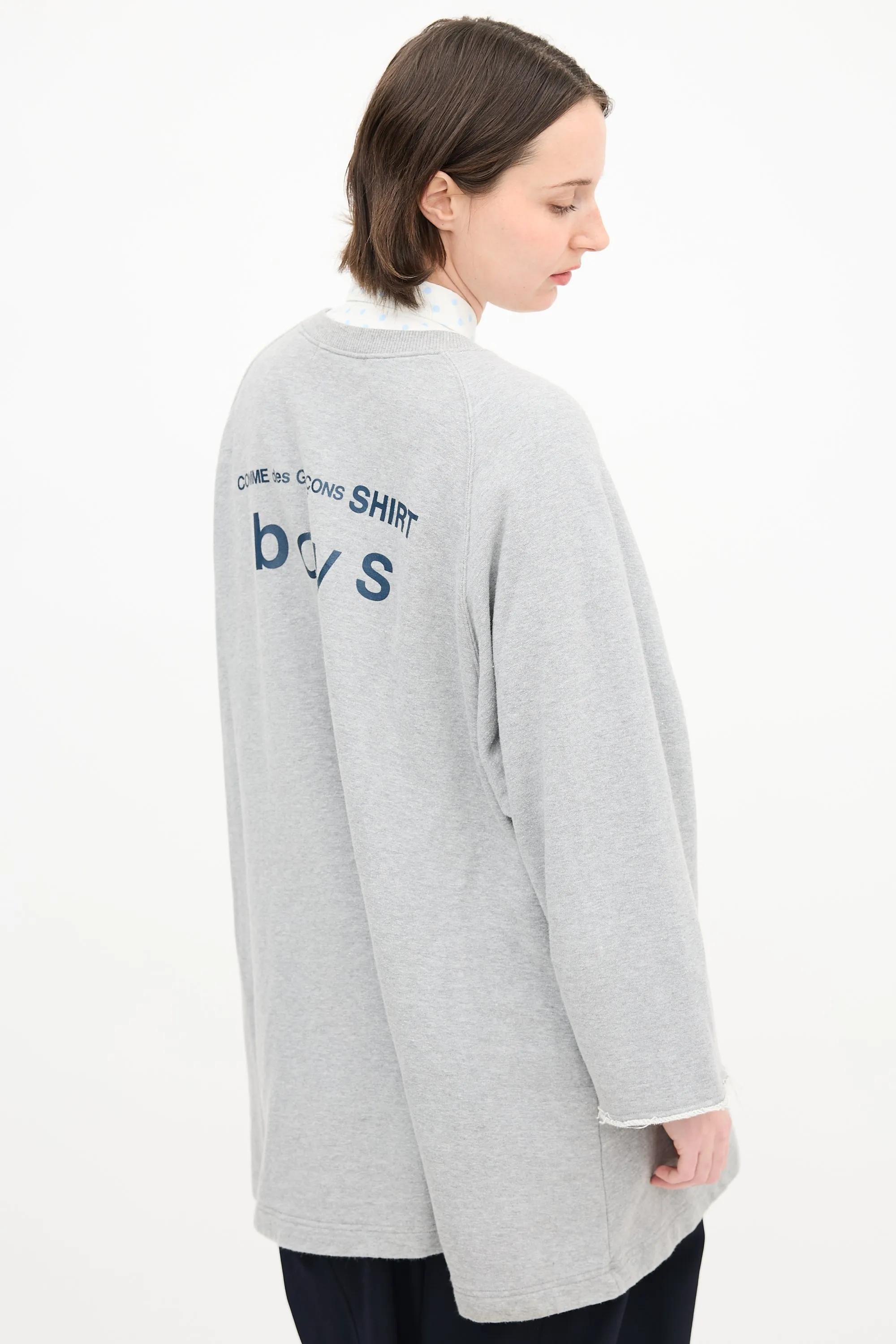 Boys Crewneck Long Sweater