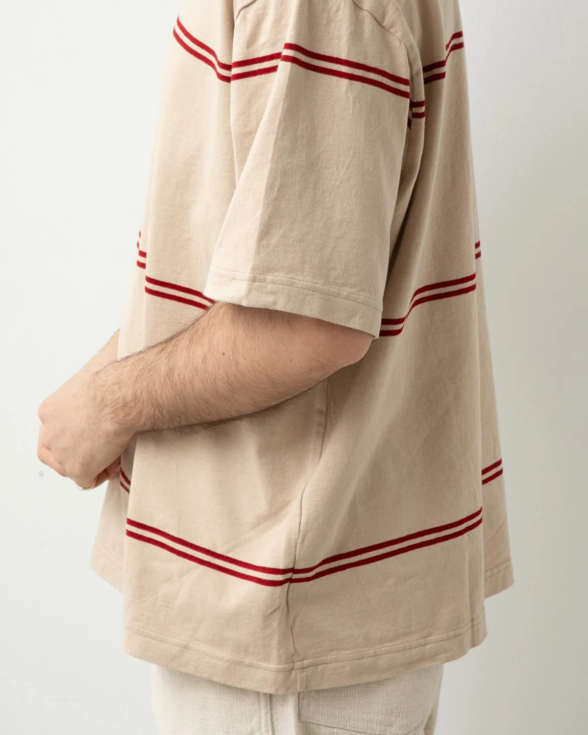 C/NAPP BORDER PLAIN TEE