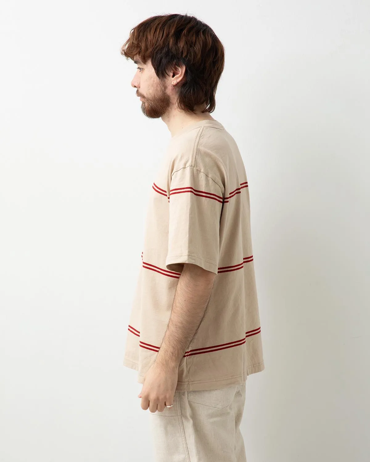 C/NAPP BORDER PLAIN TEE