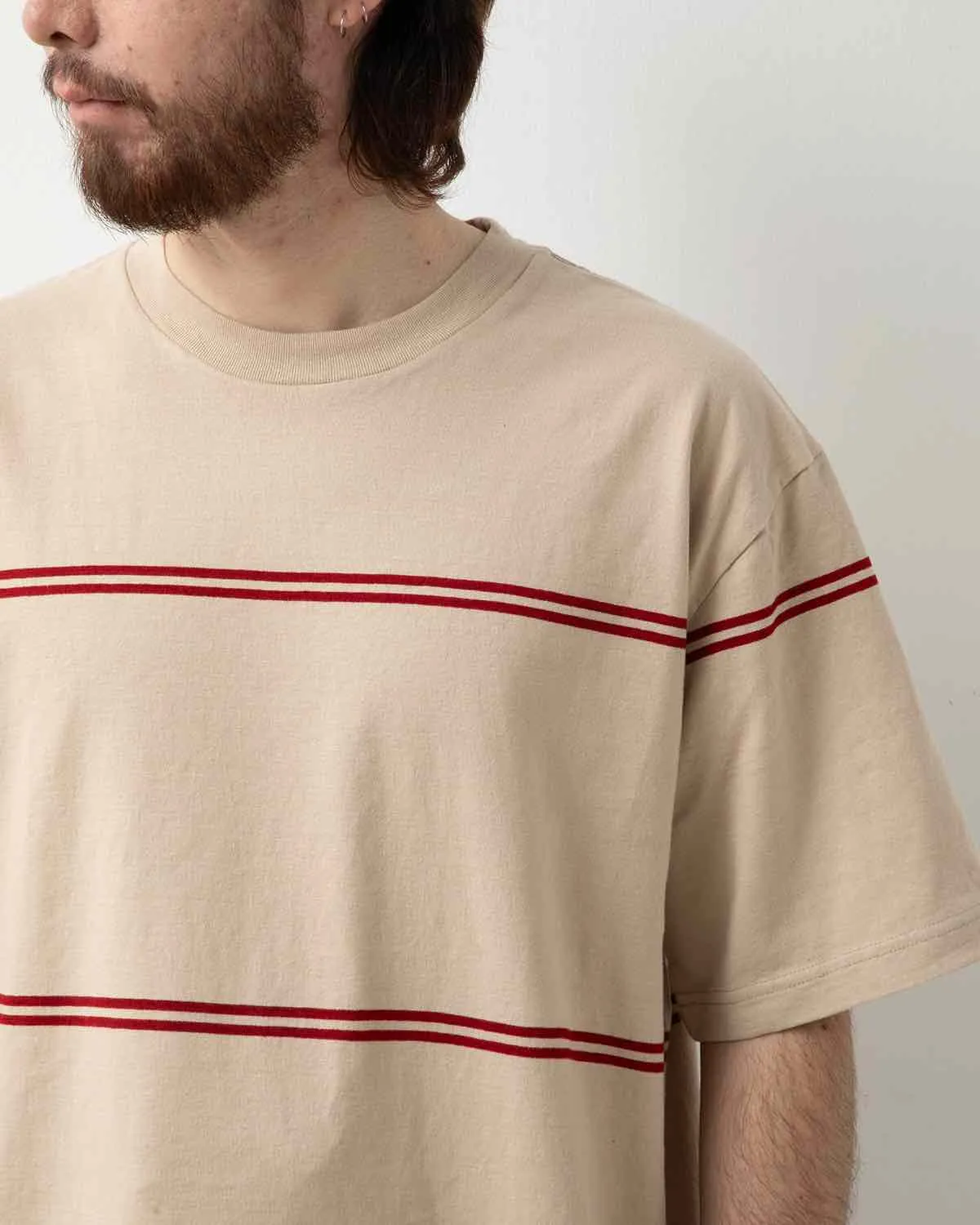 C/NAPP BORDER PLAIN TEE