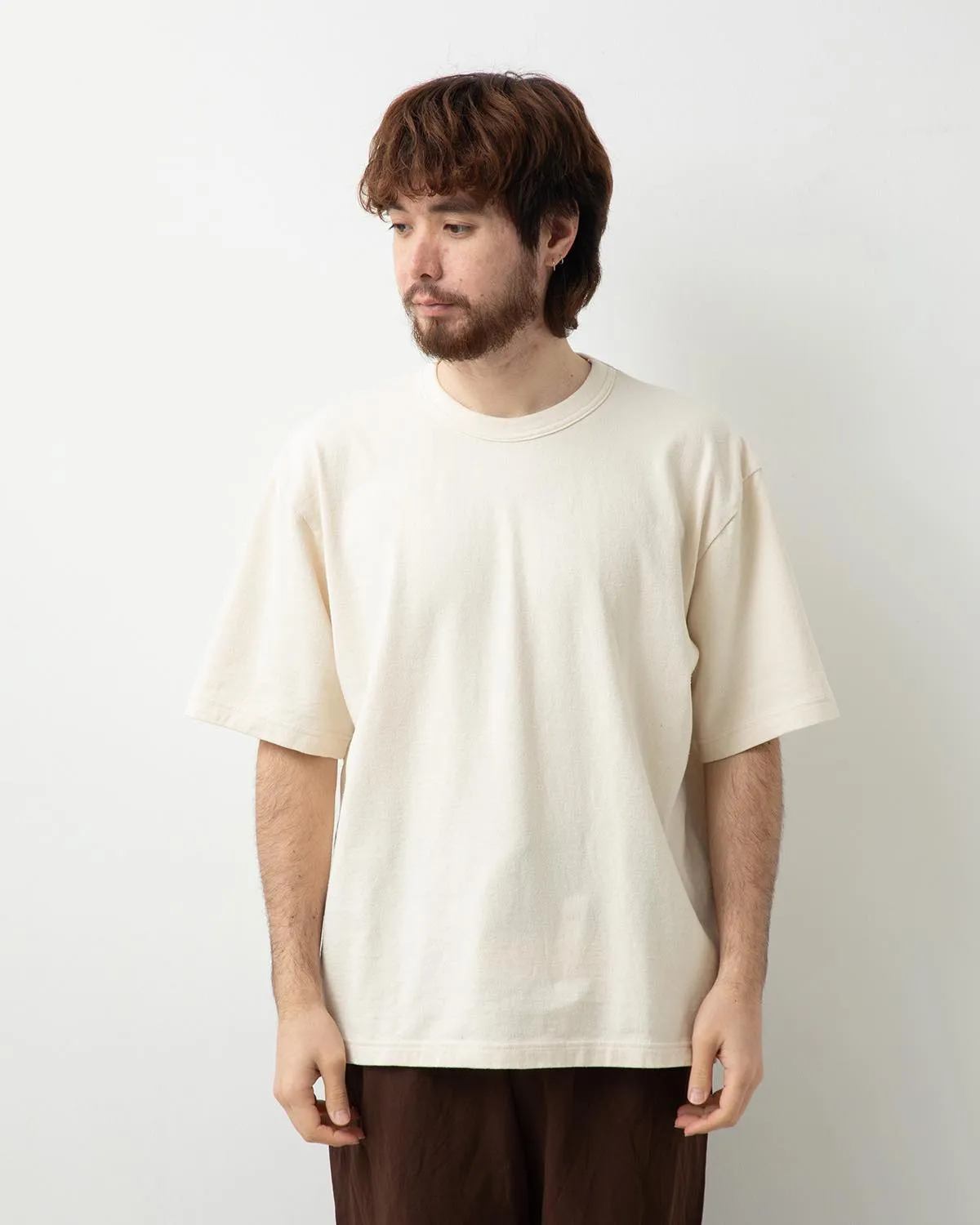 CO/SILK NEP PLAIN TEE