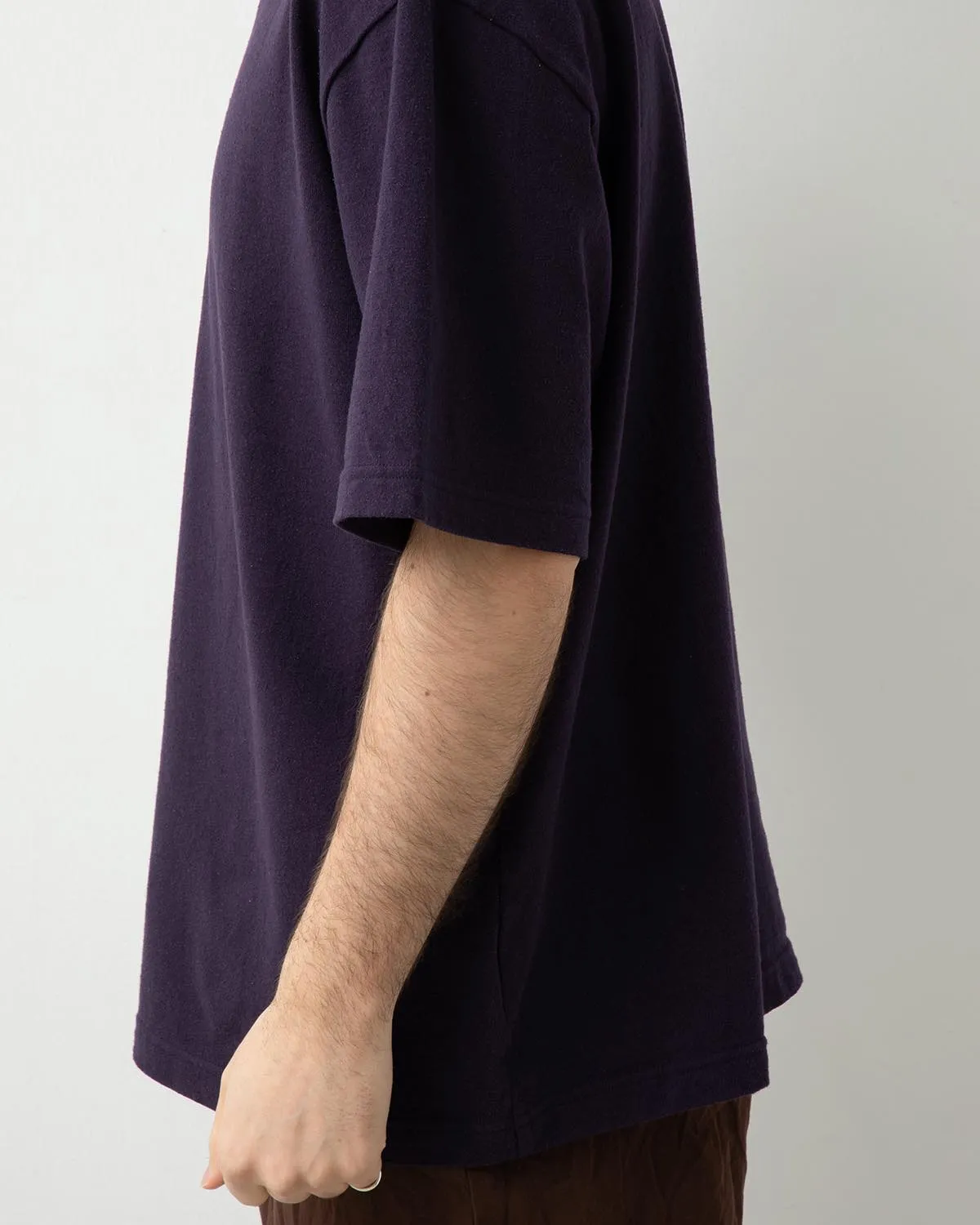CO/SILK NEP PLAIN TEE