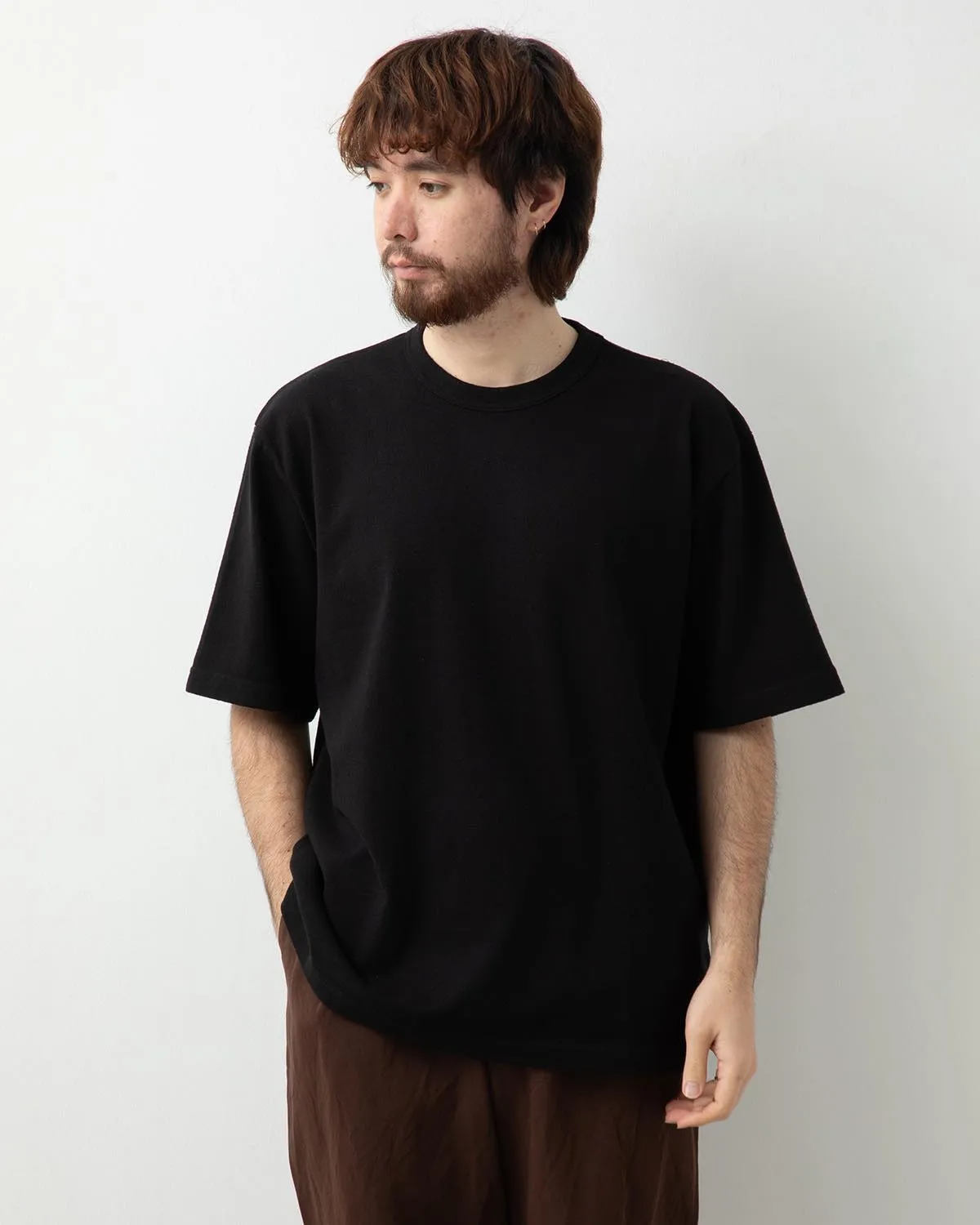 CO/SILK NEP PLAIN TEE