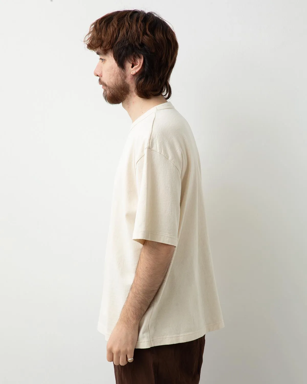 CO/SILK NEP PLAIN TEE