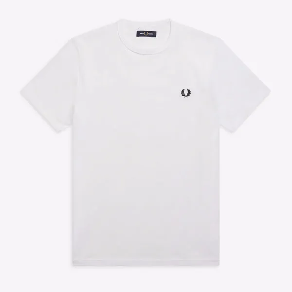 Fred Perry Ringer T-Shirt White