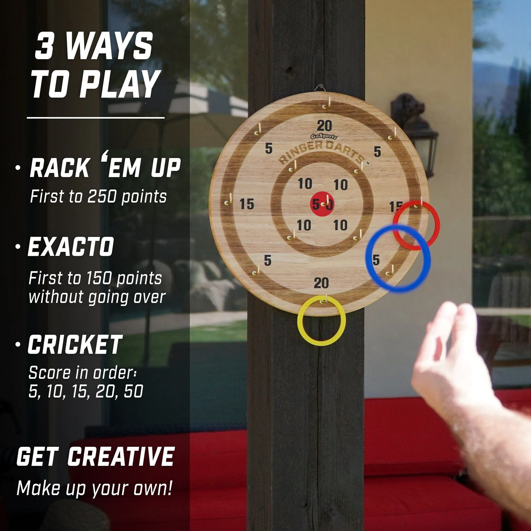 GoSports Ringer Darts Toss Game