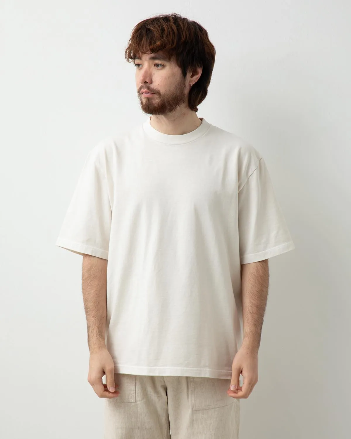 HOLLOW YARN PLAIN TEE