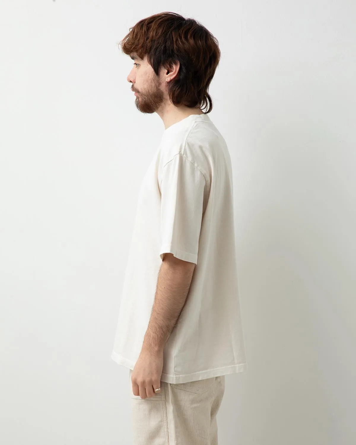 HOLLOW YARN PLAIN TEE