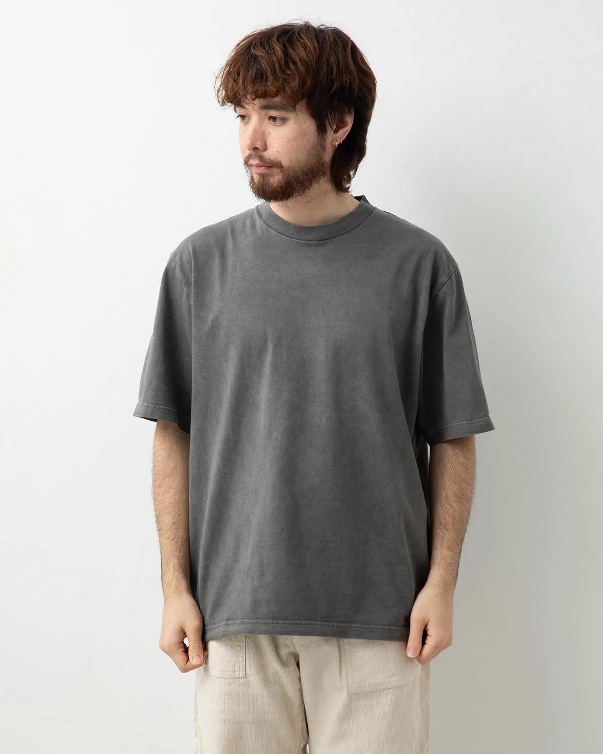 HOLLOW YARN PLAIN TEE