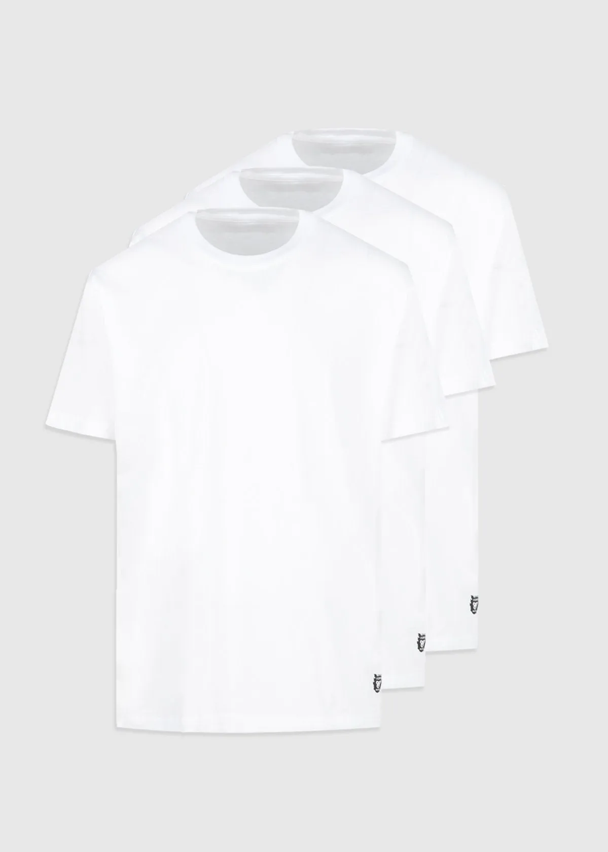 HUMAN MADE: 3 PACK T-SHIRTS [WHITE]