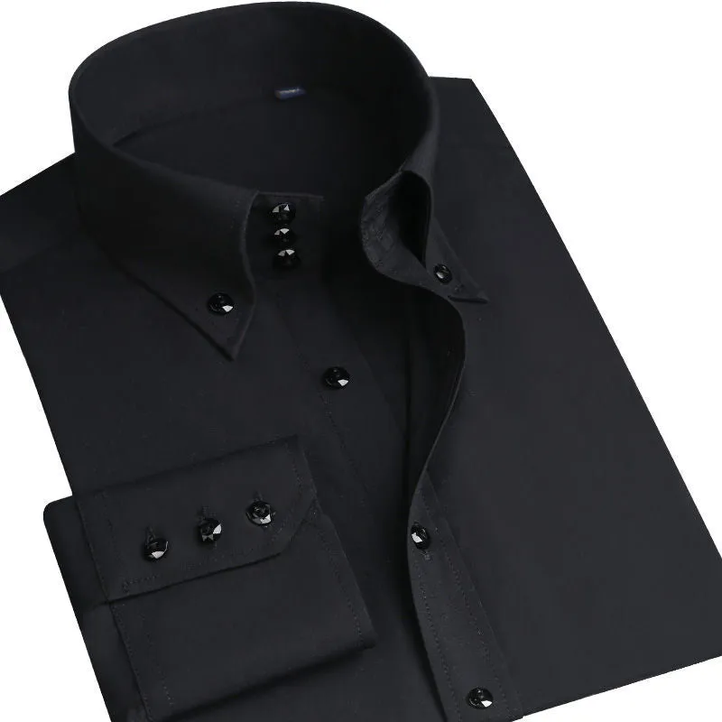 Jenkins Business Dress Shirts Slim Fit Designer Shirts