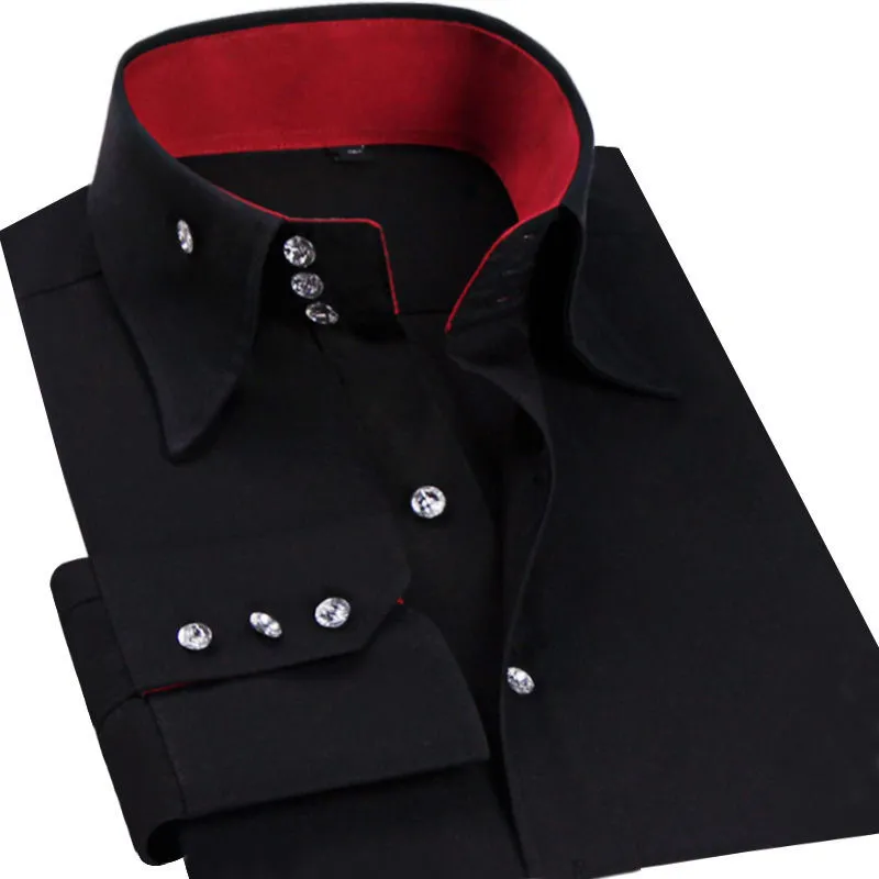 Jenkins Business Dress Shirts Slim Fit Designer Shirts