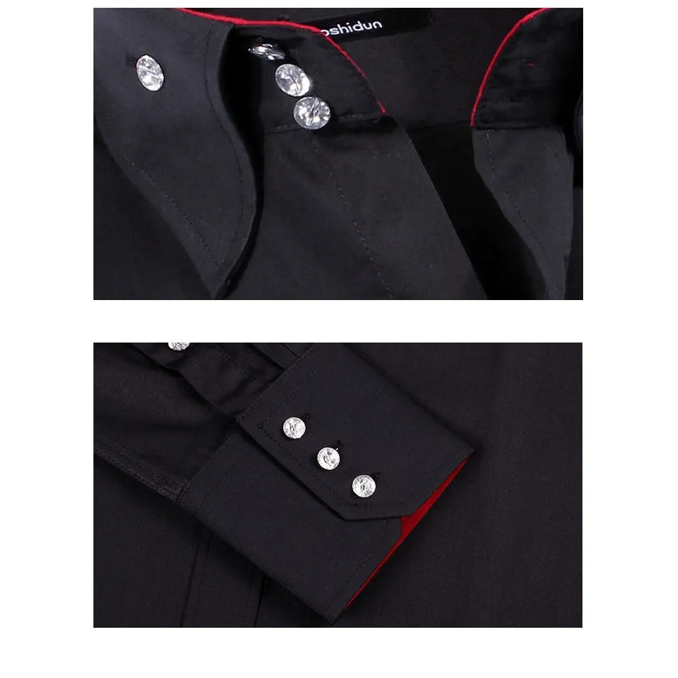 Jenkins Business Dress Shirts Slim Fit Designer Shirts