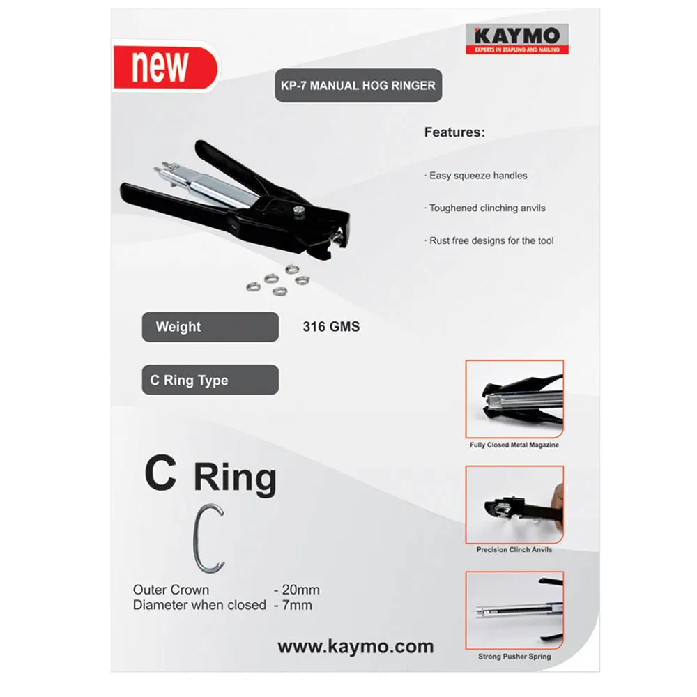 MANUAL HOG RINGER KAYMO KP-7