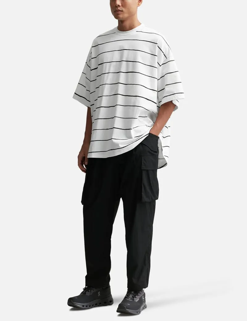 Oversized Striped Short Sleeve T-shirt