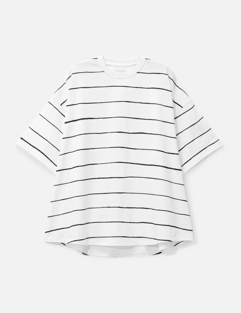Oversized Striped Short Sleeve T-shirt