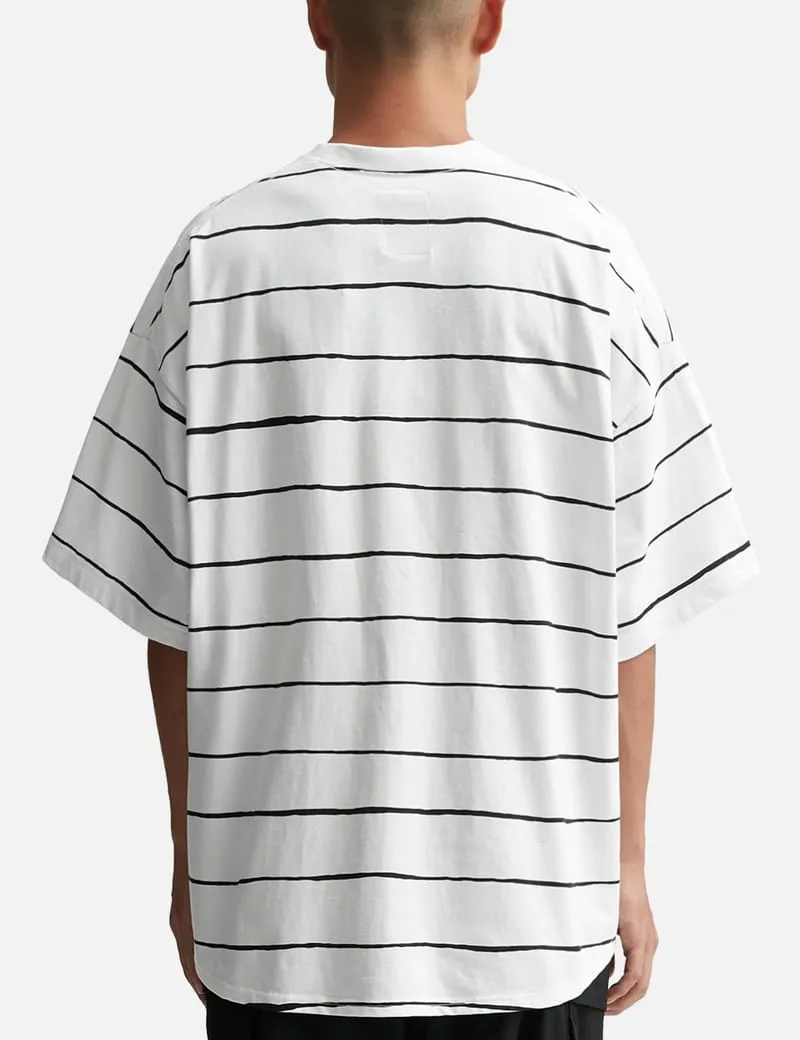 Oversized Striped Short Sleeve T-shirt