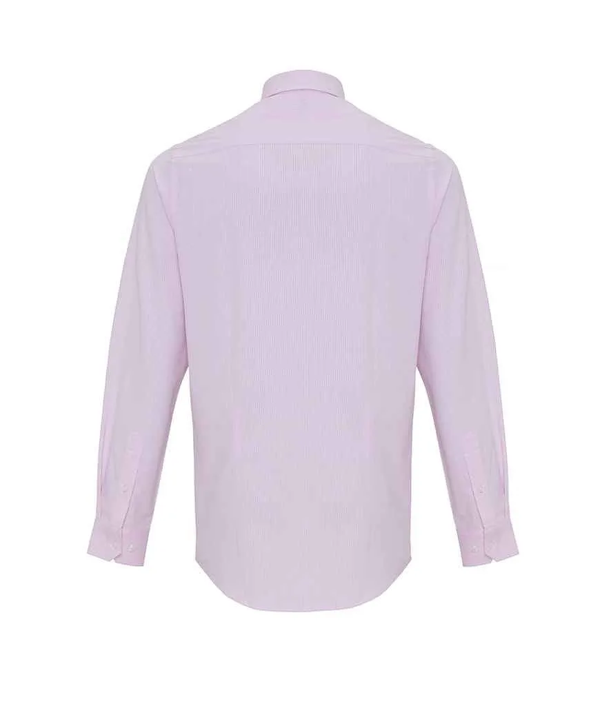 Premier Long Sleeve Striped Oxford Shirt