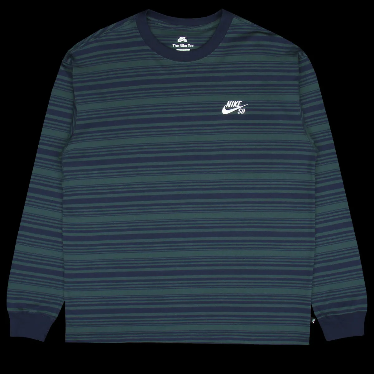 Striped L/S Logo T-Shirt